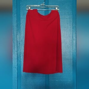 NINE WEST Ladies Red Pencil Skirt 24W